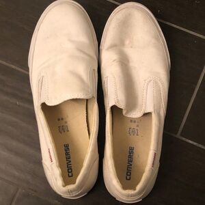 White Converse slip in shoes size Mens 6